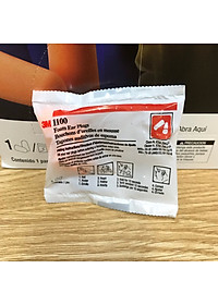 Nguyên hộp nút tai chống ồn 1100 3M gồm 200 cặp, loại không dây, nguyên tem của 3M, hàng chính hãng