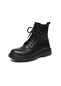 [Da Xịn Không Nhăn] Giày Martin Boot Nam Cổ Cao Collection của Anh (đế cao 7cm.)