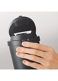 Ly Giữ Nhiệt Lock&Lock Energetic One Touch Tumbler LHC3249 (550ml) - Hàng Chính Hãng, Bằng Thép Không Gỉ Inox 316L, Nắp Mở Một Chạm, Tặng Ống Hút Và Cọ Rửa