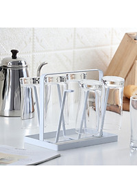 Khay Sắt/Kệ Sắt Up 6 Ly Đa Năng, Kiểu Dáng Sang Trọng Để Bàn PaKaSa - Hàng Chính Hãng  