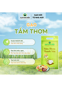 Gạo Tấm Thơm Thanh Yến Vinh Hiển Túi 2KG - Mềm ngon, ngọt cơm, ngọt cháo