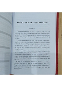 Sổ tay đảng viên (bìa cứng giả da) NXB Chính trị quốc gia Sự thật