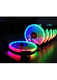 Bộ 3 Quạt + Khiển Coolmoon RGB V2 - Hàng nhập khẩu