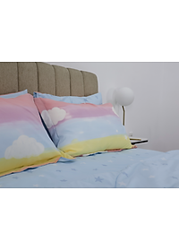 Bộ drap, áo gối Kèm mền chần Stefani chất Cotton nhung mềm mịn mát - màu sắc trẻ trung đủ kích thước mẫu mới 2024