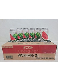 Nước ngọt có ga vị Dưa hấu 350ML OKF Hàn Quốc