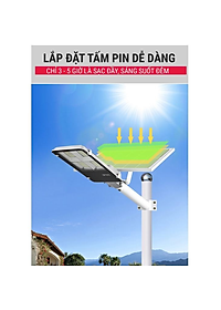 Đèn Năng Lượng Mặt Trời Bàn Chải 200W