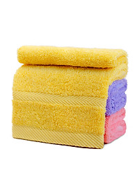 Khăn Mặt Cotton Tự Nhiên 100% Niva WS4 Mềm Mịn Thấm Hút Tốt, An Toàn Cho Da, Trơn Kích Thước 280x480 mm