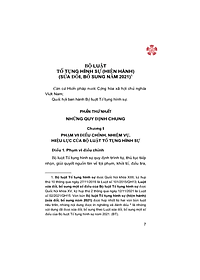 Bộ Luật Tố tụng Hình sự (sửa đổi, bổ sung năm 2021) - bản in 2024