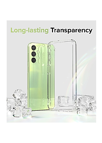 Ốp lưng silicon dẻo cho Samsung Galaxy M35 | M55 chuẩn 5G Ultra Thin trong suốt mỏng 0.6mm độ trong tuyệt đối chống sốc chống trầy xước - Hàng nhập khẩu