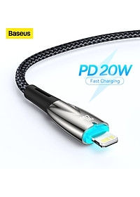 Cáp Sạc Nhanh Cho iPhone 14 Series Baseus Glimmer Series Fast Charging Data Cable Type-C to iP 20W Hàng Chính Hãng