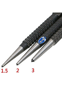 Bộ 3 Đục lấy dấu đầu hợp kim 1.5mm 2mm 3mm Milliken