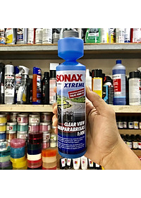 DUNG DỊCH VỆ SINH VÀ LÀM TRONG KÍNH LÁI CAO CẤP SONAX XTREME CLEAR VIEW 1:100 NANOPRO 271141 250ML