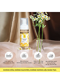 Bộ Ba Zakka Naturals Gel B5 35g, SRM Hoa Cúc 185g và Sữa Dưỡng Hoa Cúc 150ml Làm Sạch Dịu Nhẹ và Cấp Ẩm