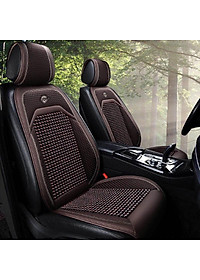 Lót Ghế Hạt Gỗ Ô Tô Loại Cao Cấp, Bọc Ghế Ô Tô Chống Nóng, Massage Lưng, Hạt Gỗ Tự Nhiên, Da Sang Trọng