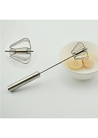 Dụng Cụ Đánh Trứng Cầm Tay Dạng Ấn Trục Xoay Tự Động - Chất Liệu Thép Không Gỉ 304 Cao Cấp - Chính Hãng MINIIN