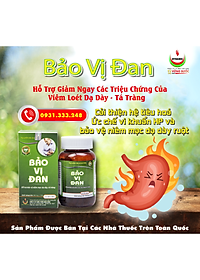 Bảo Vị Đan - Năng Động - Giảm Ợ Hơi, Ợ Chua, Ức chế vi khuẩn HP
