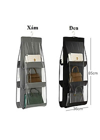 Túi bảo quản túi xách chống bụi 6 ngăn hàng chuẩn dày dặn