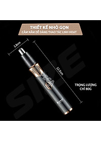 Máy tỉa lông mũi Kemei KM-323 dùng pin sạc USB tiện lợi - Hàng chính hãng
