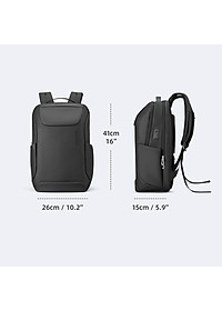 Balo Văn Phòng Nhiều Lớp Chống Nước Chống Trộm Đựng Máy Tính Xách Tay Có Cổng Usb Tiện Dụng Mark Ryden