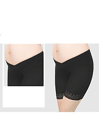 Set 2 quần mặc trong váy bầu chân ren