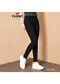Quần Jean Nữ Cao Cấp Fujiwa - JN. Quần Lưng Cao Ống Đứng, chất jean co giãn tốt Rất Đẹp phù hợp với mọi lứa tuổi