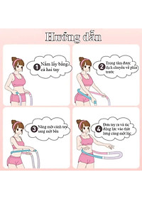 Vòng Lắc Eo Lò Xo Thép Bọc Nhựa Mềm – Giảm Mỡ Bụng, Eo Thon Nhanh, An Toàn Tại Nhà - HÀNG CHÍNH HÃNG MINIIN