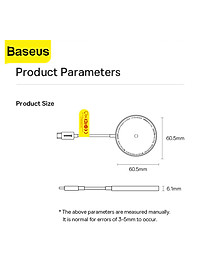 Đế Sạc Nhanh 15W Không Dây Baseus Simple Mini3 Magnetic Wireless Charger Cho 12 13 14 - Hàng Chính Hãng