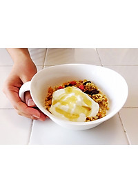 Combo 01 Bát ăn cho bé có quai cầm Kokubo Meal Bowl φ15cm + 01 Cốc nhựa uống nước Nakaya 200ml có nắp silicon mềm - Made in Japan