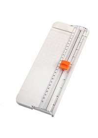 Bàn cắt giấy mini khổ A4 A5 Lalunavn cắt đc giấy 300gsm đc nhiều lần trượt 2 chiều sắc bén