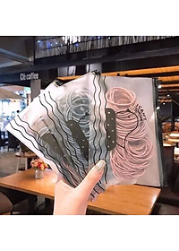 Buộc tóc 100 cái có túi zip đựng tiện lơi