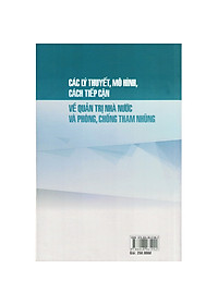 Các Lý Thuyết, Mô Hình, Cách Tiếp Cận Về Quản Trị Nhà Nước Và Phòng, Chống Tham Nhũng