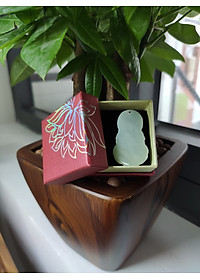 Mặt Dây Chuyền Đá Cẩm Thạch Phật Bà Quan Âm 40mm CV0113