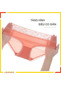 Set 5 Chiếc Quần Lót Su Nữ Nâng Mông Kháng Khuẩn - Quần Lót Nữ Viền Ren Không Đường Viền - Quần Lót Nữ Cao Cấp