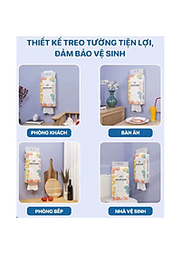 Thùng 4 gói khăn giấy, khăn giấy treo tường dạng rút đáy, khăn giấy cao cấp