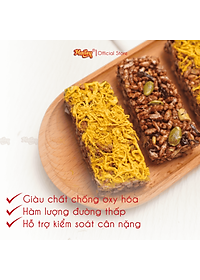 [COMBO MIX 3]Rong biển kẹp hạt dinh dưỡng 120g + Thanh gạo lứt chà bông/rong biển mix hạt 150g Mailey