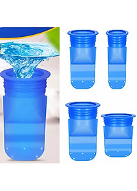 COMBO 2 bộ Bịt nắp cống silicon chống mùi thoát sàn, ngăn trào ngược nhà tắm,ngăn côn trùng xâm nhập bằng Silicone