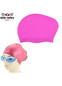 Mũ Bơi Người Lớn,Nón Bơi Cho Nữ Tóc Dài Chất Liệu 100% Silicon Co giãn,Chống Nước,Thoải Mái Đại Nam Sport