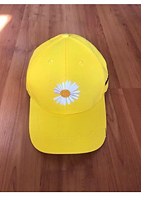 mũ lưỡi trai thêu hoa cúc hottrend