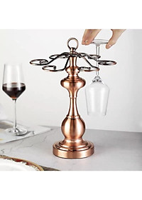 Treo ly rượu vang, Giá treo ly đồng phong cách Châu Âu sang trọng mẫu mới