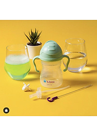 b.box Bộ ống hút thay thế và dụng cụ vệ sinh tiện dụng cho bình nước 360 dộ