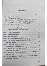 Luật Kinh Doanh Bất Động Sản  Năm 2023 ( Sửa đổi, bổ sung năm 2024 )