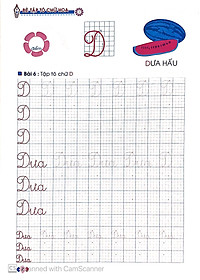 Tủ Sách Cho Bé Vào Lớp 1 - Bé Tập Tô Chữ Hoa Dành Cho Học Sinh Mẫu Giáo Lớn