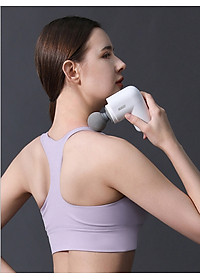 Súng Massage Cầm Tay Mini Nikio NK-173 - 6 Đầu Chuyên Dụng + 1 Đầu Nhiệt Nóng - Mát Xa Hỗ Trợ Giảm Đau Nhức Và Giãn Cơ Toàn Thân - Phù Hợp Mọi Đối Tượng, Siêu Nhỏ Gọn