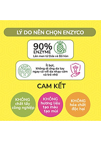 Nước lau đa năng sinh học ENZYCO 475ml - Chiết xuất Bồ hòn và Enzyme Dứa