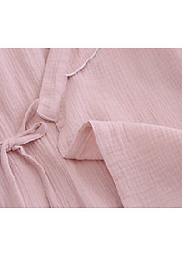 Bộ Đồ Bầu Và Sau Sinh, Pyjama Bầu Có Thiết Kế Cho Con Bú Azuno AZ2112 Cao Cấp Chất Liệu Đũi Xốp Mặc Hè Cực Mát