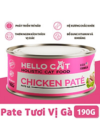 Thức Ăn Hạt Cho Mèo Thái Lan Hello Cat Tuna 1.2Kg - Tặng Lon Pate Hello Cat 190G - Link Mua