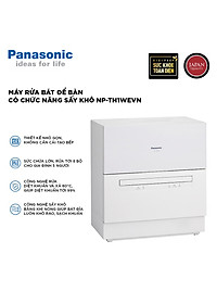 Máy rửa chén bát để bàn Nhật Bản Panasonic NP-TH1WEVN có chức năng sấy khô, bảo hành 12 tháng – Hàng chính hãng