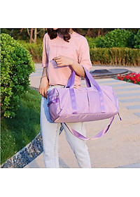 Túi trống túi xách du lịch đựng đồ thể thao tập gym, yoga, đá bóng nam nữ có ngăn đựng giày ngăn chống nước