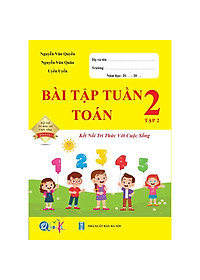 Sách - Combo Bài Tập Tuần và Đề Kiểm Tra lớp 2 kết nối - Toán và Tiếng Việt Học kì 2 (4 cuốn)