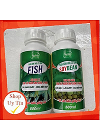 Combo 2sp đạm cá, đậu tương {  +  } Phân bón cung cấp dinh dưỡng tự nhiên cho hoa hồng, cây cảnh...